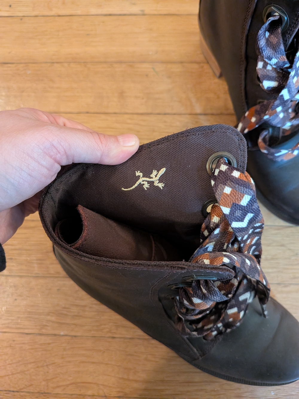Chaco Dark Brown Women's Lace-Up Boot - Picture 2 of 7